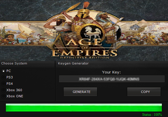 Age Of Empires Definitive Edition Serial Key