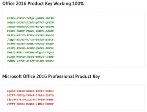 Office 2016 premium serial key codes